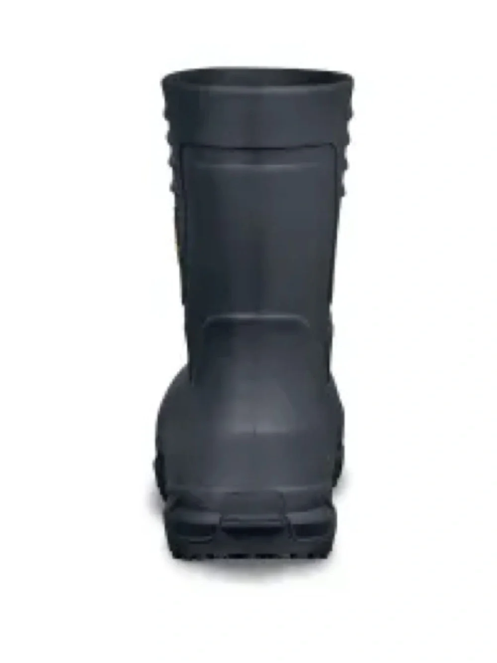 Men's Black Waterproof Rain & Snow Boots with Yellow Accent